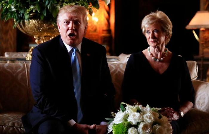 Donald Trump choisit Linda McMahon, ancienne patronne de la WWE, comme secrétaire à l’Éducation