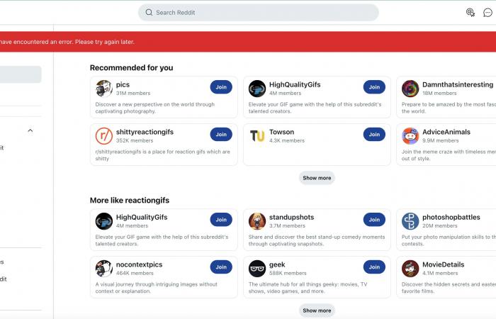 Reddit est de nouveau en panne – c’est la deuxième panne majeure en deux jours pour la populaire plateforme de discussion