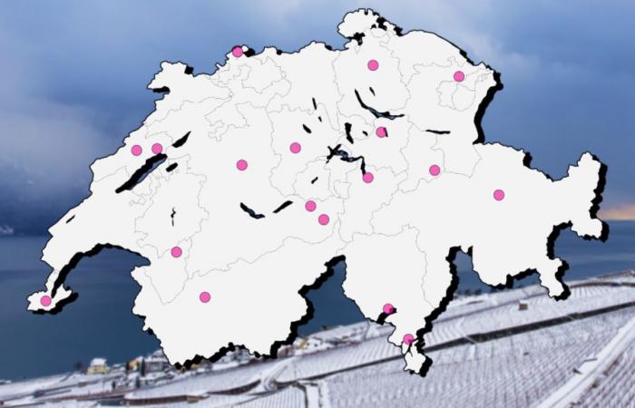 c’est à ce moment-là que tombent les premières neiges en Suisse