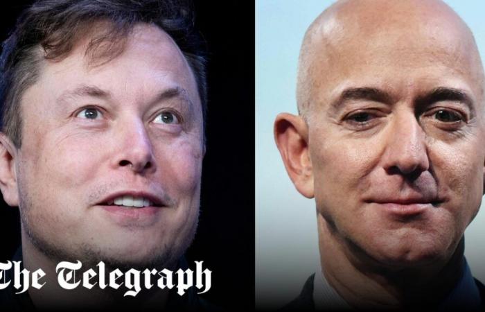 Elon Musk ravive la querelle avec Jeff Bezos sur les prédictions électorales du patron d’Amazon