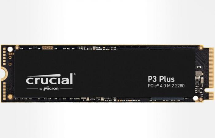 Ce SSD Crucial P3 Plus 1 To NVMe à prix cassé est parfait pour améliorer votre PC !