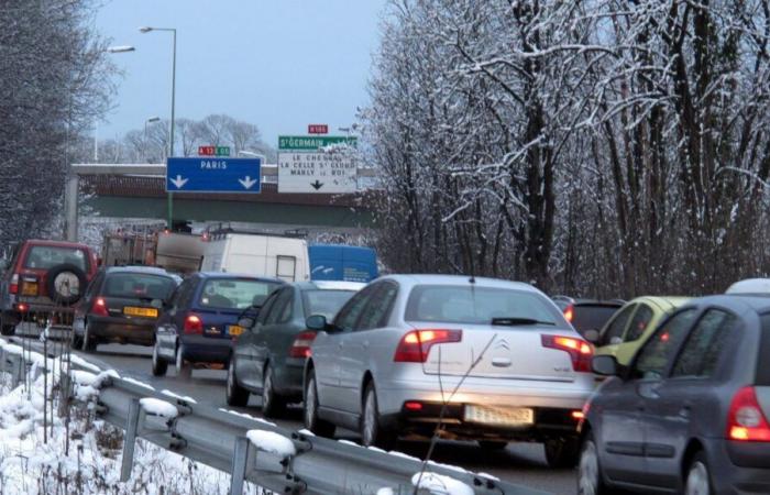 plus de 300 km de bouchons, pas de transports scolaires dans les Yvelines vendredi