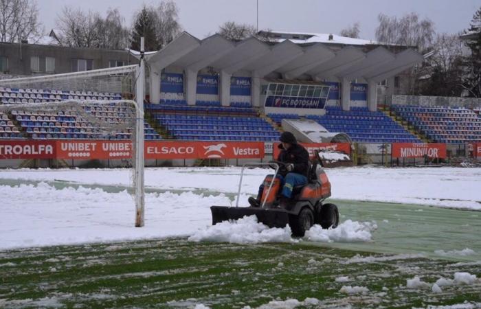 À quoi ressemble le stade Botoşani quelques heures avant le match du FCSB