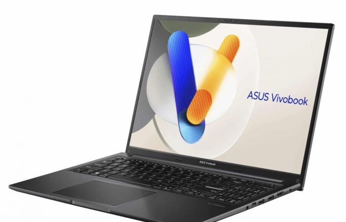 Asus Vivobook 16 N1604XA-MB042W, PC portable noir fin léger 16″ sous Ryzen 9 7940HS multimédia hautes performances avec SSD rapide de 1 To – LaptopSpirit