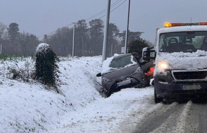 Tempête Caetano. Le point sur le trafic suite aux chutes de neige dans le Manche Sud