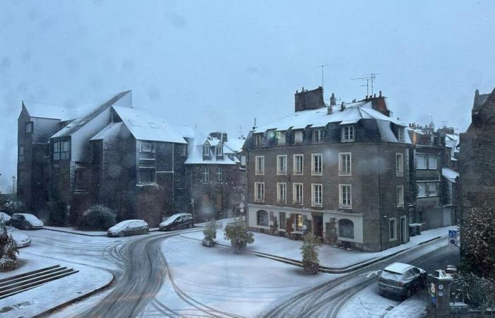 la neige arrive en Bretagne, suivez la situation en direct