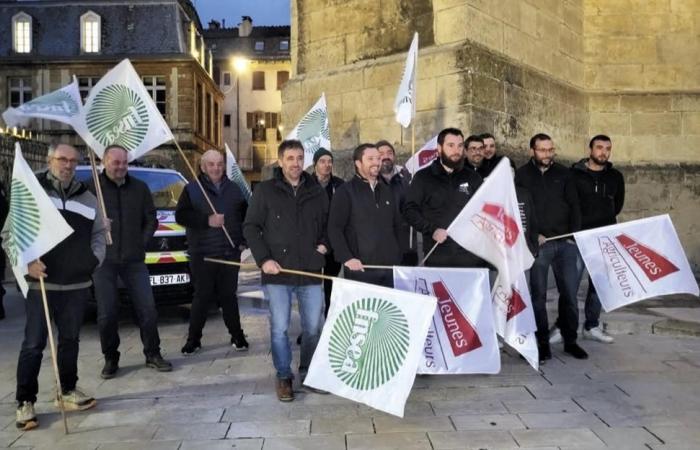 Demonstrations in Lozère against Mercosur