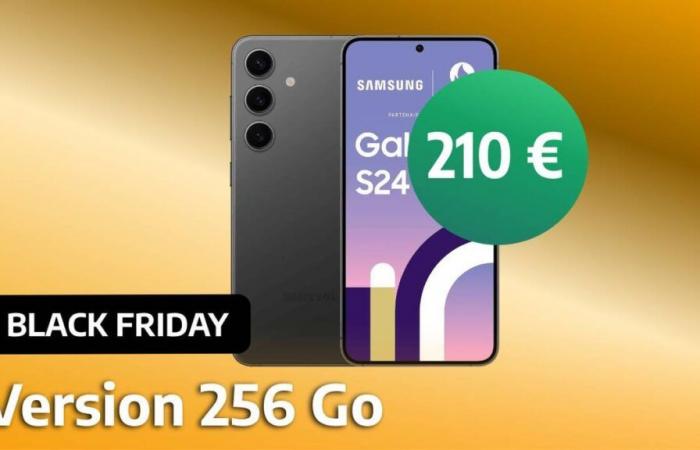 Le Galaxy S24 de 256 Go devient moins cher pendant le Black Friday