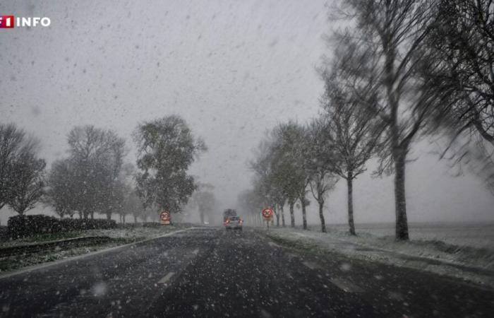 58 départements en vigilance orange, premiers flocons de neige en Île-de-France