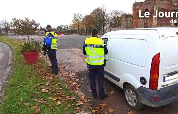 Contrôles routiers par les gendarmes de Ham jeudi 21 novembre