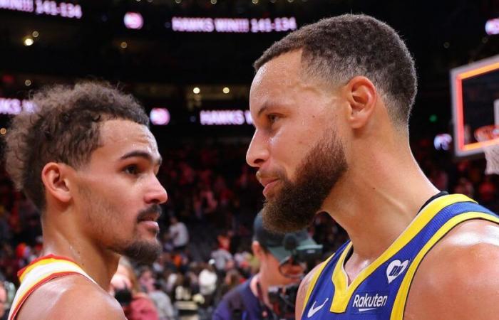 Les Warriors affrontent les Hawks au Chase Center