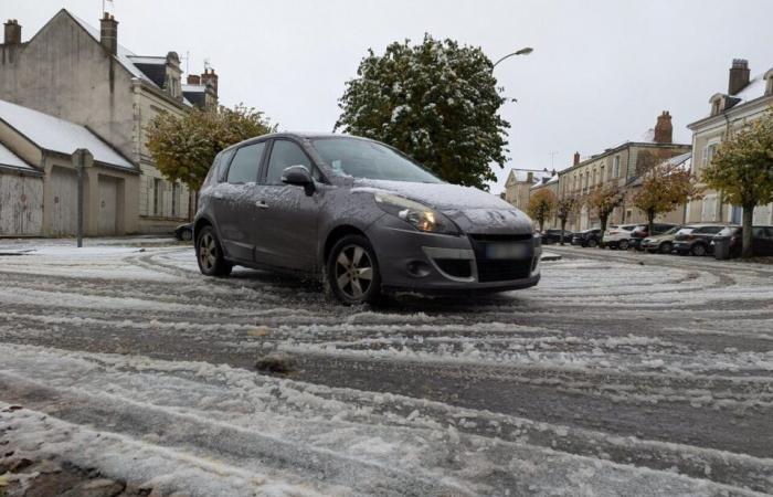 camions coincés et circulation difficile sur les routes