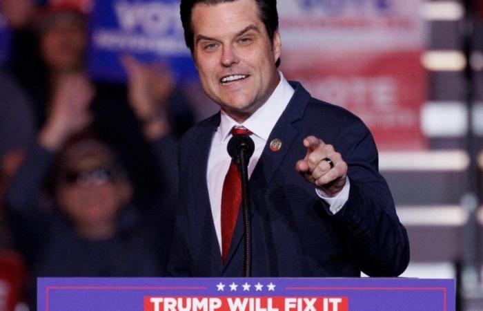 le controversé Matt Gaetz dit renoncer à devenir ministre de la Justice de Donald Trump