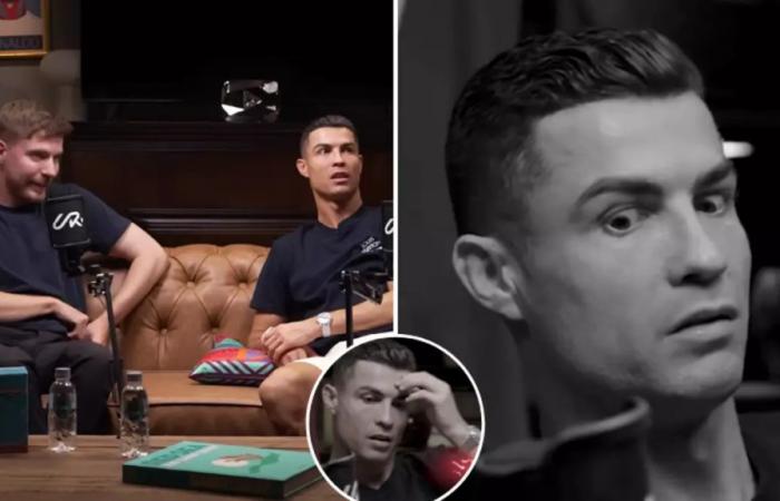 La réaction de Cristiano Ronaldo après que MrBeast lui ait dit qu’il était “sur le point de mourir” parce qu’il avait presque 40 ans – Man Utd