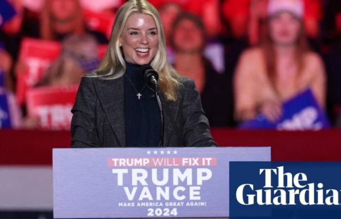 Trump nomme Pam Bondi comme procureur général après le départ de Gaetz