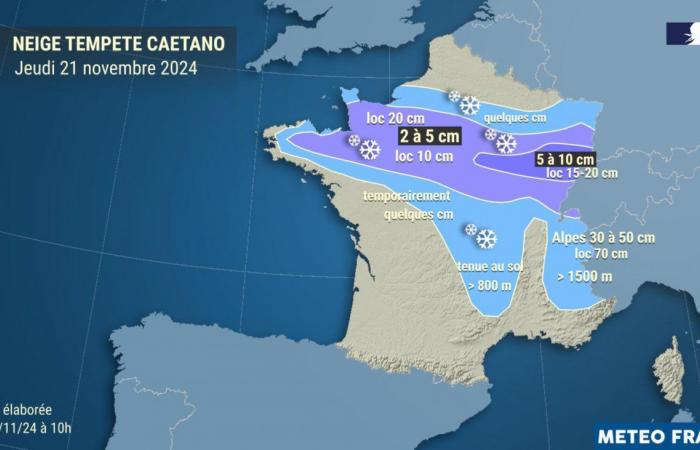 Vigilance orange neige et verglas à partir de ce jeudi 21 novembre