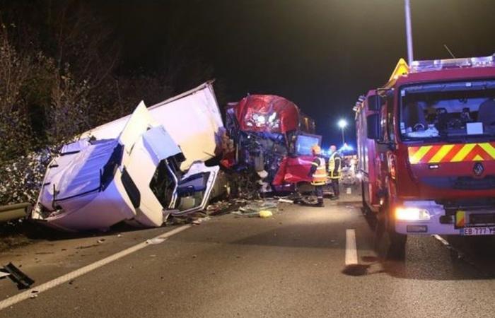 après une collision entre deux camions, l’autoroute A1 s’est arrêtée sur des dizaines de kilomètres dans le sens Paris-Lille