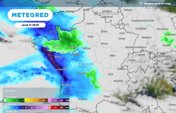 nos cartes confirment les chutes de neige en France ! À quelle heure va-t-il neiger dans votre région ?