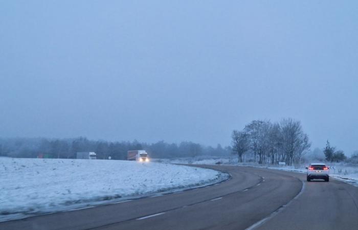 où sont tombés les premiers flocons de neige ?