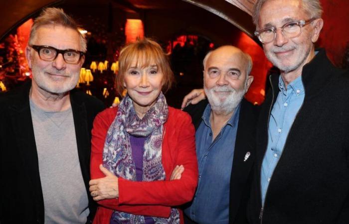 Gérard Jugnot, Thierry Lhermitte, Marie-Anne Chazel… The Splendid almost complete, Michel Blanc’s very discreet companion