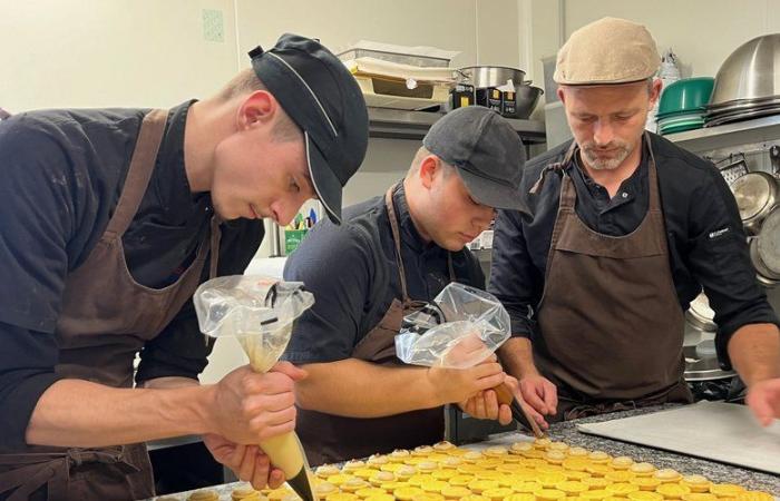 Pierre and Maxime came from Lauragais and Charente-Maritime to train as chocolate makers at “Noir ou Blanc”