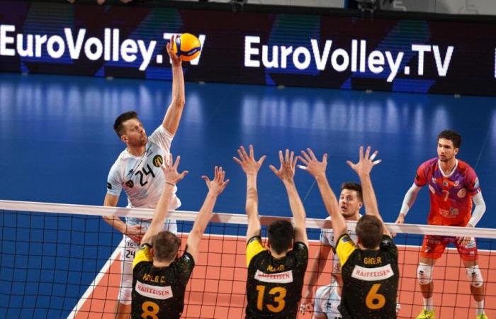 la qualification qui se passe bien pour le Tours Volley-Ball