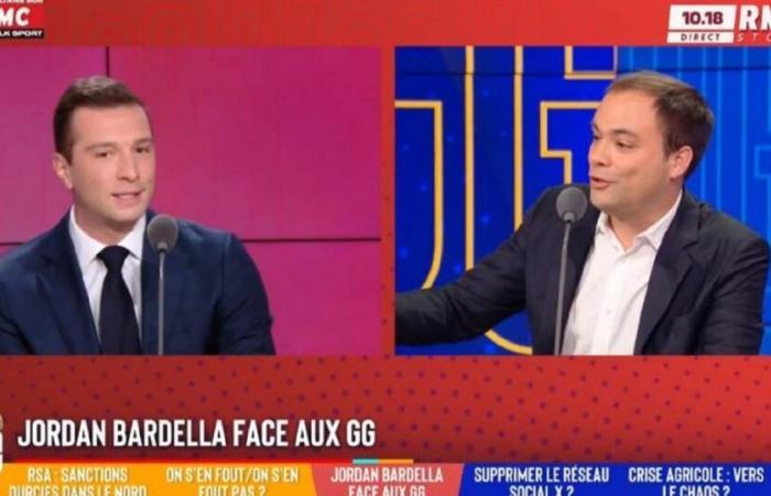 craché entre Jordan Bardella et Charles Consigny sur RMC