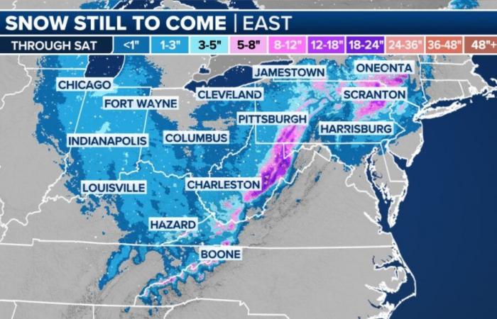 Voici quand les New-Yorkais peuvent s’attendre à des vents forts, à des conditions hivernales et à de la neige.