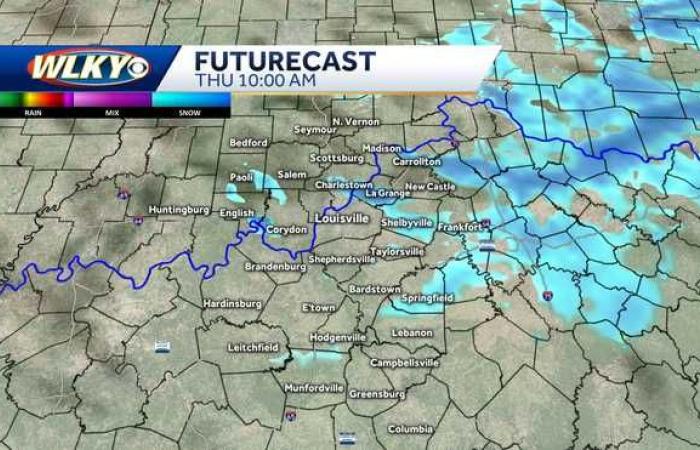 Averses de neige possibles jeudi dans la région de Louisville