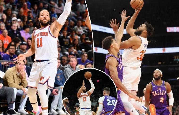 Jalen Brunson et Karl-Anthony mènent les Knicks à vaincre les Suns