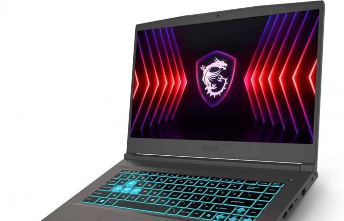 Promo 799€ MSI Thin 15 B13VF-2679FR, PC portable gaming créatif 15″ 144Hz Ultrabook aluminium fin et léger sous Intel Core i5-H et RTX 4060 pour jouer et créer