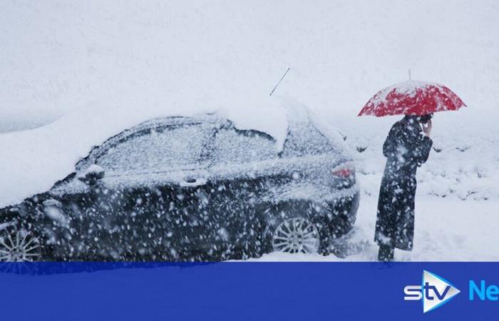 Alerte à la neige et à la glace du Met Office à travers l’Écosse alors que la tempête Bert apportera des vents de 70 mph