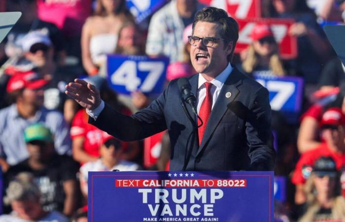 Le controversé Matt Gaetz renonce à devenir ministre de la Justice de Donald Trump