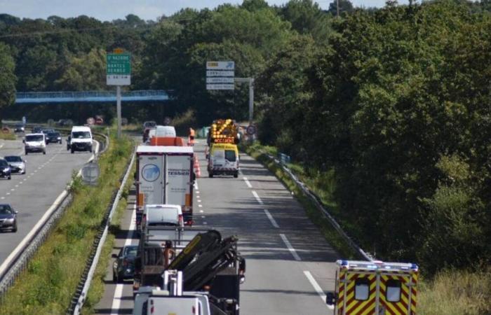 Tempête Caetano. La route bleue fermée dans le sens Saint-Brevin vers Pornic