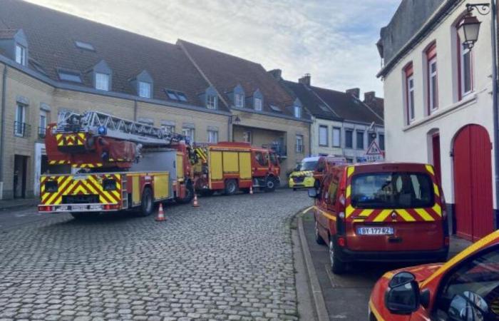 après l’incendie il lance une demande d’aide pour reloger un couple de personnes âgées