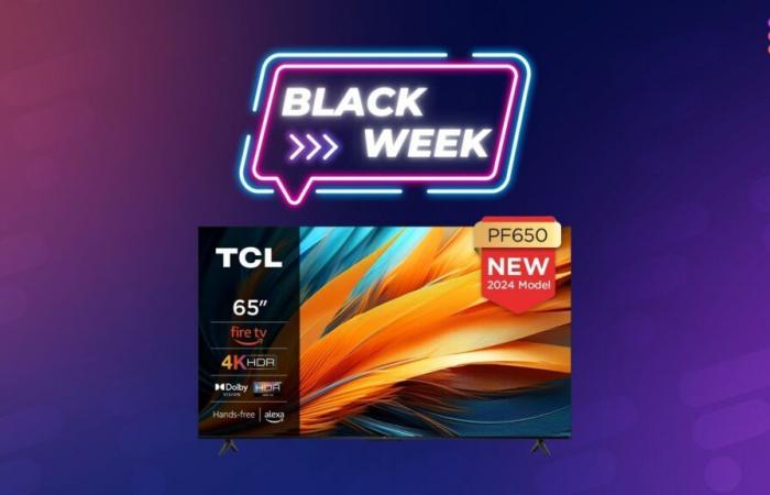 Amazon souhaite écouler les stocks de ce grand téléviseur 4K de 65 pouces avec Fire TV intégré pendant la semaine du Black Friday