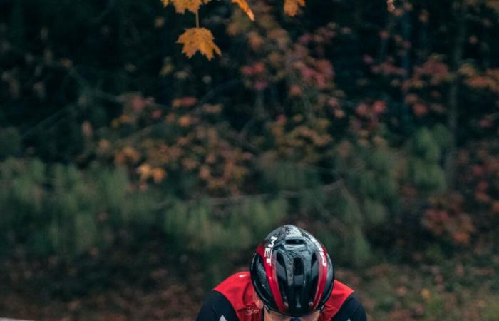 Hugo Antunes sur le podium au Challenge régional de cyclo cross