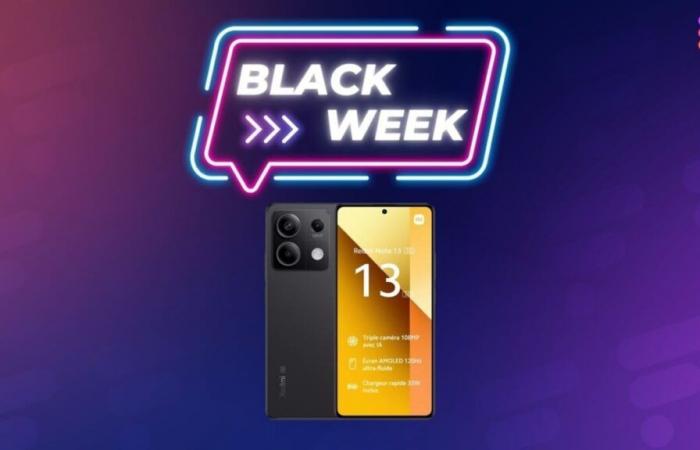 Amazon réduit de 100 € le Xiaomi Redmi Note 13 5G, un smartphone de plus en plus abordable grâce à la Black Friday Week