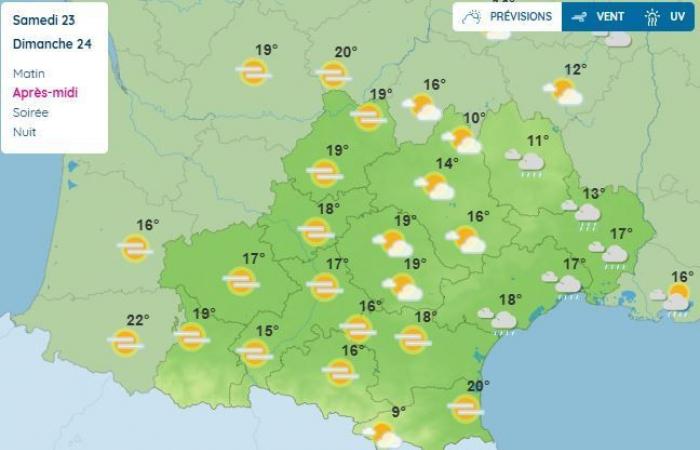 Retour des éclaircies, temps fort doux et vent du sud… jusqu’à 25°C au pied des Pyrénées !