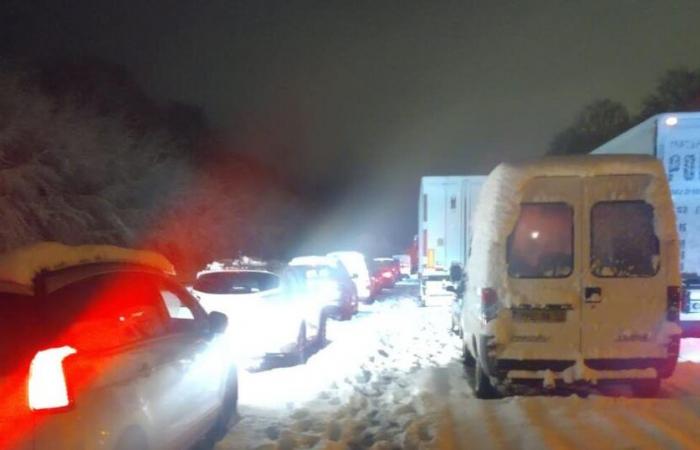 Intempéries. Naufragé sur l’A36 à cause de la neige, un Stéphanois témoigne