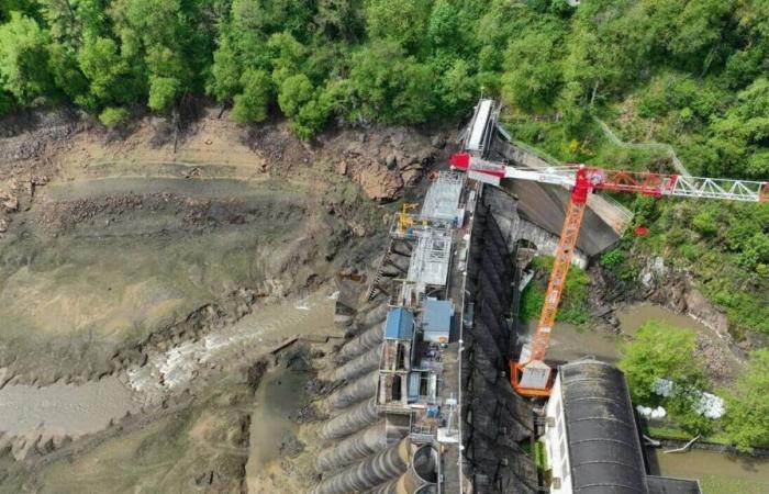 En Bretagne, les travaux de ce barrage sont retardés en raison des intempéries