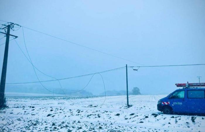 14 500 clients toujours privés d’électricité en Eure-et-Loir, 2 à 3 cm de neige attendus ce matin dans les Yvelines