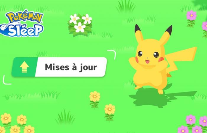 Mise à jour Pokémon Sommeil version 2.2.0