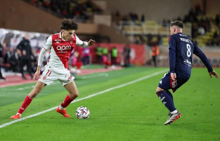 Akliouche remet Monaco sur les traces du PSG