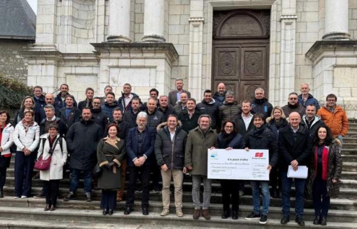 Mountain. Domaines Skiables de France signs a big check for the Savoie committee