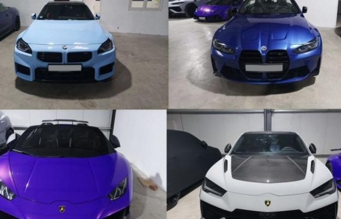 Les gendarmes du Var saisissent 12 voitures de luxe d’une valeur de 1,7 million d’euros