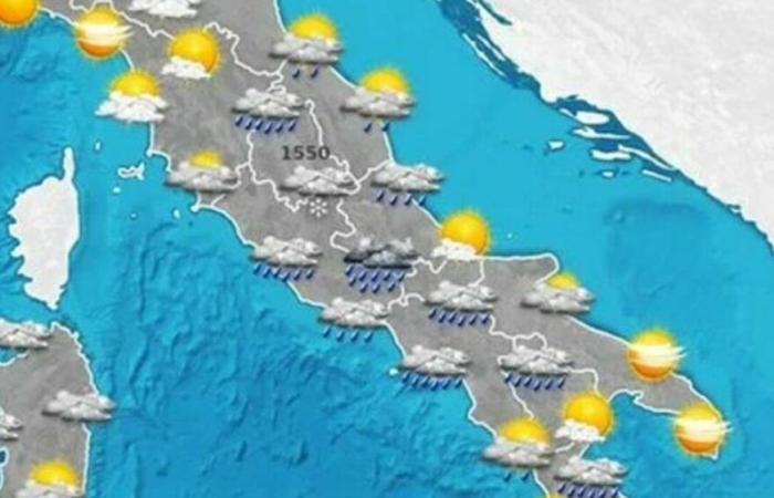 Tempêtes et vents forts dans la région du Latium