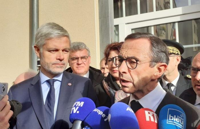 Visite du ministre de l’Intérieur Bruno Retailleau en Haute-Loire sous le thème de la sécurité