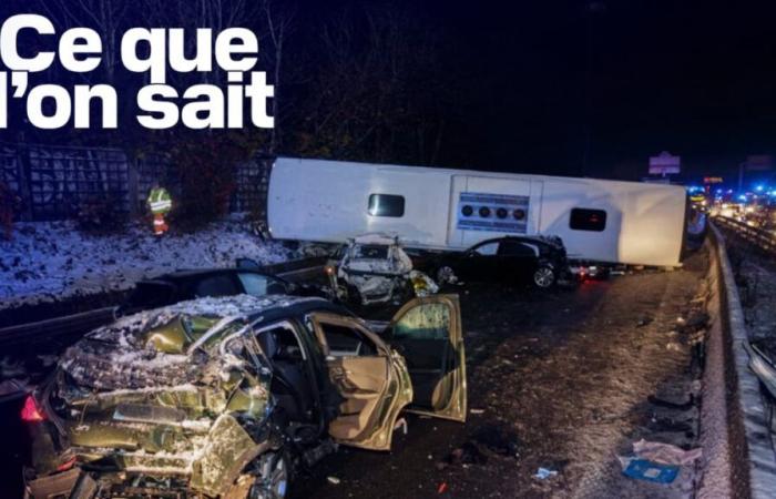 ce que l’on sait de l’accident d’un bus sur l’A6B lors d’intempéries