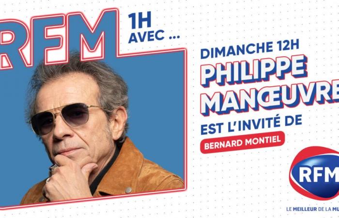 Philippe Manœuvre est l’invité de Bernard Montiel le dimanche 24 novembre sur RFM